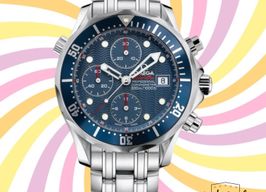 Omega Seamaster Diver 300 M 2599.80.00 (2014) - Blauw wijzerplaat 42mm Staal