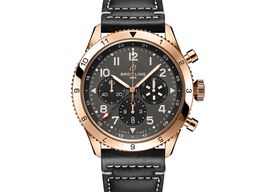 Breitling Super Avi RB04451A1B1X1 (2025) - Grijs wijzerplaat 46mm Roodgoud