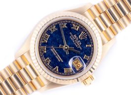 Rolex Lady-Datejust 69178 (1990) - Zwart wijzerplaat 26mm Geelgoud