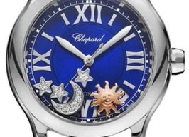 Chopard Happy Sport 278559-3011 (2026) - Blauw wijzerplaat 36mm Staal