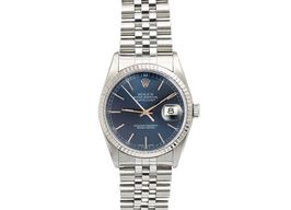 Rolex Datejust 36 16234 (Onbekend (willekeurig serienummer)) - Blauw wijzerplaat 36mm Staal