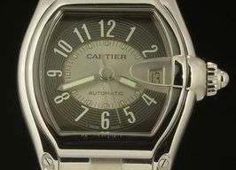 Cartier Roadster 2510 (2010) - Wit wijzerplaat 37mm Goud/Staal