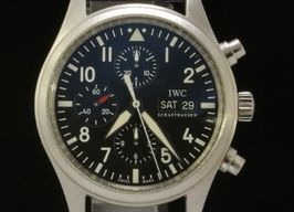 IWC Pilot Chronograph IW371701 (2010) - Black dial 42 mm Steel case