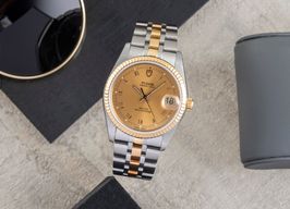 Tudor Prince Date 74033 (Onbekend (willekeurig serienummer)) - 34mm Goud/Staal