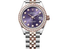 Rolex Lady-Datejust 279381RBR (2025) - Purple dial 28 mm Steel case