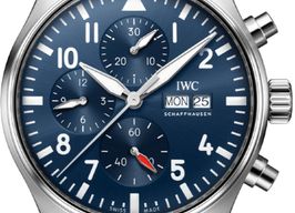 IWC Pilot Chronograph IW378003 (2025) - Blauw wijzerplaat 43mm Staal