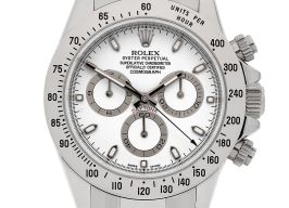 Rolex Daytona 116520 (2007) - Wit wijzerplaat 40mm Staal