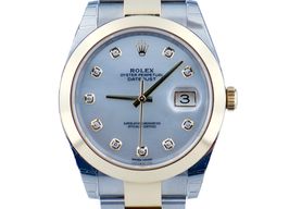Rolex Datejust 41 126303 (2018) - Pearl dial 41 mm Gold/Steel case