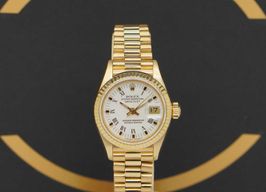 Rolex Lady-Datejust 69178 (1985) - White dial 26 mm Yellow Gold case