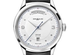 Montblanc Heritage 119947 (2023) - Silver dial 39 mm Steel case