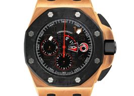 Audemars Piguet Royal Oak Offshore Chronograph 26062OR.OO.A002CA.01 (2007) - Black dial 44 mm Rose Gold case