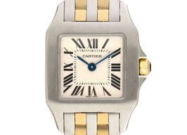 Cartier Santos Demoiselle 2698 (2009) - White dial 20 mm Steel case