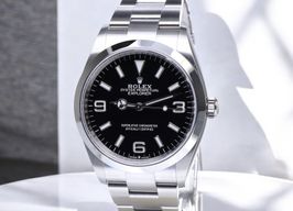 Rolex Explorer 124270 (2021) - Zwart wijzerplaat 36mm Staal