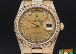 Rolex Day-Date 36 18388 (1991) - Champagne wijzerplaat 36mm Geelgoud