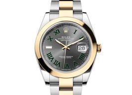 Rolex Datejust 41 126303 (2024) - Grijs wijzerplaat 41mm Goud/Staal