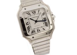 Cartier Santos WSSA0029 (2023) - Silver dial 35 mm Steel case