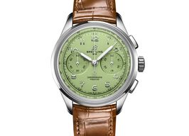 Breitling Premier AB0930D31L1P1 (2025) - Green dial 40 mm Steel case