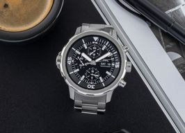 IWC Aquatimer Chronograph IW376804 (Unknown (random serial)) - Black dial 44 mm Steel case