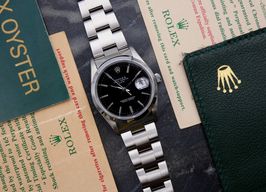 Rolex Oyster Perpetual Date 15200 (1995) - Black dial 34 mm Steel case