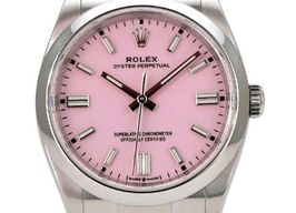 Rolex Oyster Perpetual 36 126000 (2023) - Roze wijzerplaat 36mm Staal