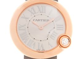 Cartier Ballon Blanc WGBL0005 (2022) - Zilver wijzerplaat 30mm Roségoud