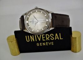 Universal Genève Polerouter 20366-2 (1960) - Zilver wijzerplaat 33mm Staal