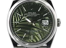 Rolex Datejust 36 126200 (2022) - Groen wijzerplaat 36mm Staal