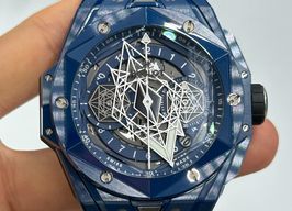 Hublot Big Bang Sang Bleu 418.EX.5107.RX.MXM21 (2024) - Transparant wijzerplaat 45mm Keramiek