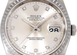 Rolex Datejust 36 16220 (Unknown (random serial)) - Silver dial 36 mm Steel case