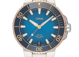 Oris Aquis Date 01 400 7769 6355-07 8 22 09PEB (2023) - Blue dial 42 mm Steel case