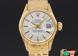 Rolex Lady-Datejust 6520 (1965) - Silver dial 25 mm Yellow Gold case