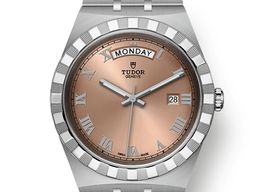 Tudor Royal 28600 (2024) - Roze wijzerplaat 41mm Staal