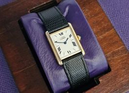 Cartier Tank 1615 (Unknown (random serial)) - White dial 23 mm Silver case