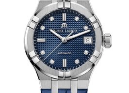 Maurice Lacroix Aikon AI6006-SS001-450-1 (2023) - Blauw wijzerplaat 35mm Staal