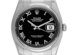 Rolex Datejust 36 116200 (2016) - Black dial 36 mm Steel case