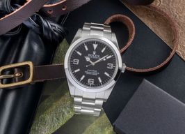 Rolex Explorer 214270 (2015) - Zwart wijzerplaat 39mm Staal