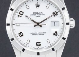 Rolex Oyster Perpetual Date 15210 (2003) - White dial 34 mm Steel case