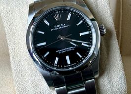 Rolex Oyster Perpetual 34 124200 (2021) - Black dial 34 mm Steel case