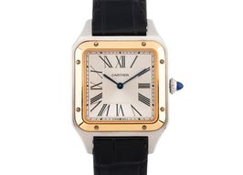 Cartier Santos Dumont W2SA0011 (2019) - Zilver wijzerplaat 44mm Staal