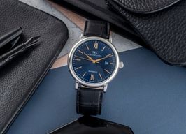 IWC Portofino Automatic IW356523 (Unknown (random serial)) - Blue dial 40 mm Steel case