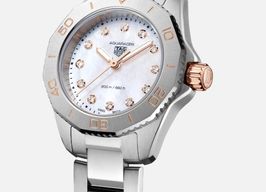 TAG Heuer Aquaracer Lady WBP1450.BA0622 (2025) - White dial 30 mm Steel case