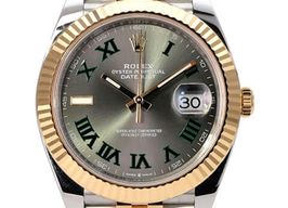 Rolex Datejust 41 126333 (2021) - Grey dial 41 mm Gold/Steel case