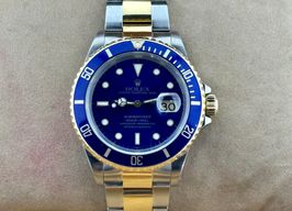 Rolex Submariner Date 16613 (1998) - Blue dial 40 mm Gold/Steel case