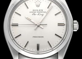 Rolex Air-King 5500 (1978) - Silver dial 34 mm Steel case