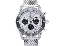 Breitling Superocean Heritage II Chronograph AB0162121G1A1 (2024) - Silver dial 44 mm Steel case