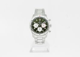 Breitling Aviator 8 AB01192A1L1A1 (2024) - Groen wijzerplaat 43mm Staal