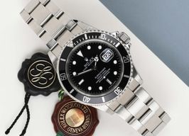 Rolex Submariner Date 16610 (2010) - Zwart wijzerplaat 40mm Staal