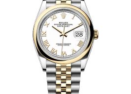 Rolex Datejust 36 126203 (2025) - Wit wijzerplaat 36mm Staal