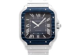 Cartier Santos WSSA0048 (2022) - Blauw wijzerplaat 40mm Staal