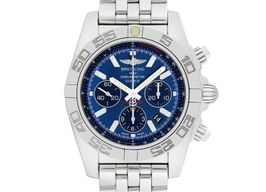 Breitling Chronomat 44 AB0110 (Unknown (random serial)) - Black dial 44 mm Steel case